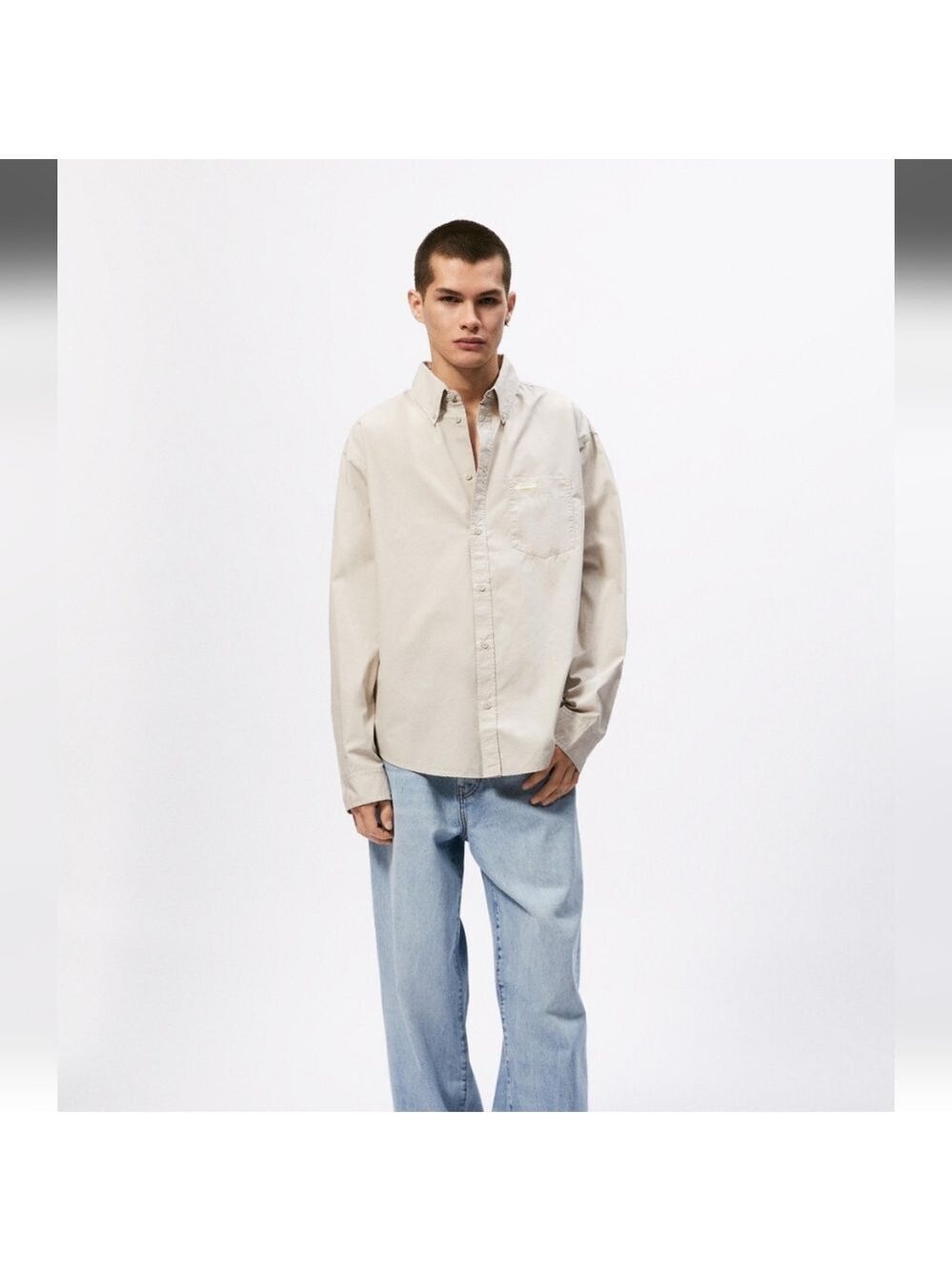 NWT Zara x Rhuigi Poplin Shirt, Size M